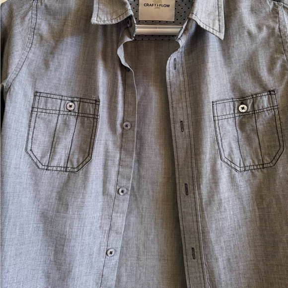 Craft & Flow button down shirt. Perfect for special occasions! Youth 7XL. - Picture 2 of 9